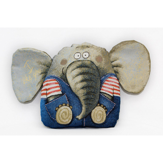 Подушка-игрушка гобеленовая "Слонёнок" 35х50