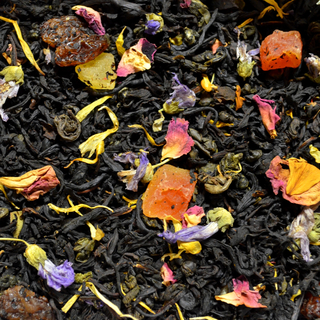 Чай "Утро Клеопатры" смесь черного и зеленого чаёв с фруктами и лепестками цветов