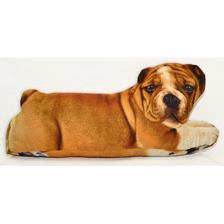 Подушка гобеленовая собака "Бульдог" (30х70)