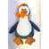 Игрушка льняная "Пингвин" ручной работы 45 см