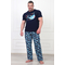 Пижама мужская "Рыбка моя" (брюки, футболка)